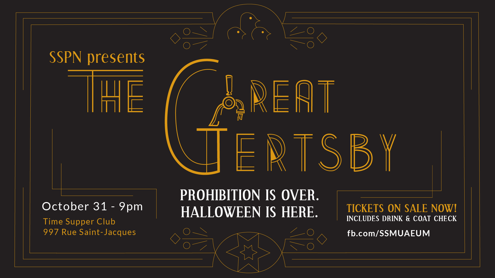 The Great Gertsby Halloween Party