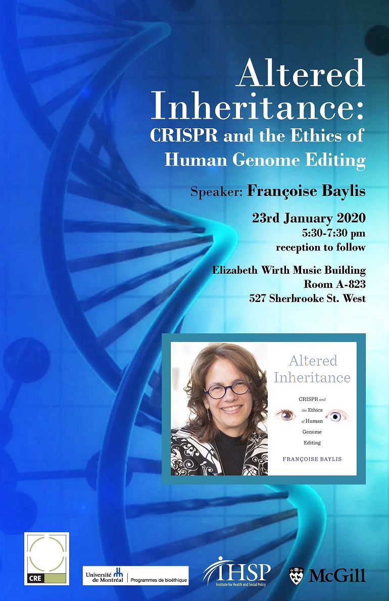 Altered Inheritance: CRISPR and the Ethics of Human Genome Editing