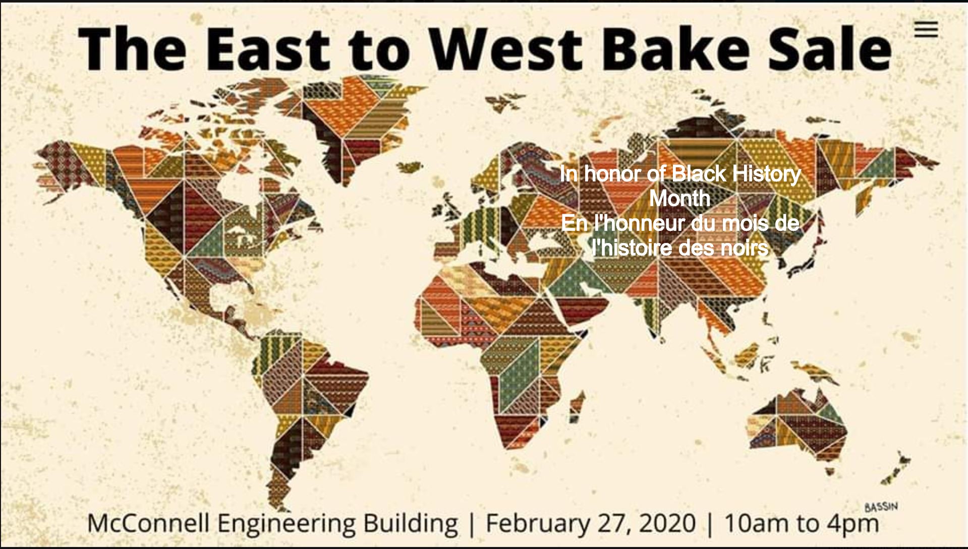 East to West Bake Sale
