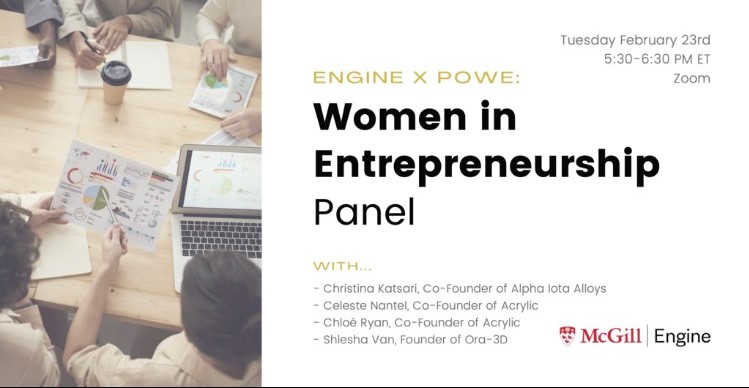 Women in Entrepreneurship Panel
