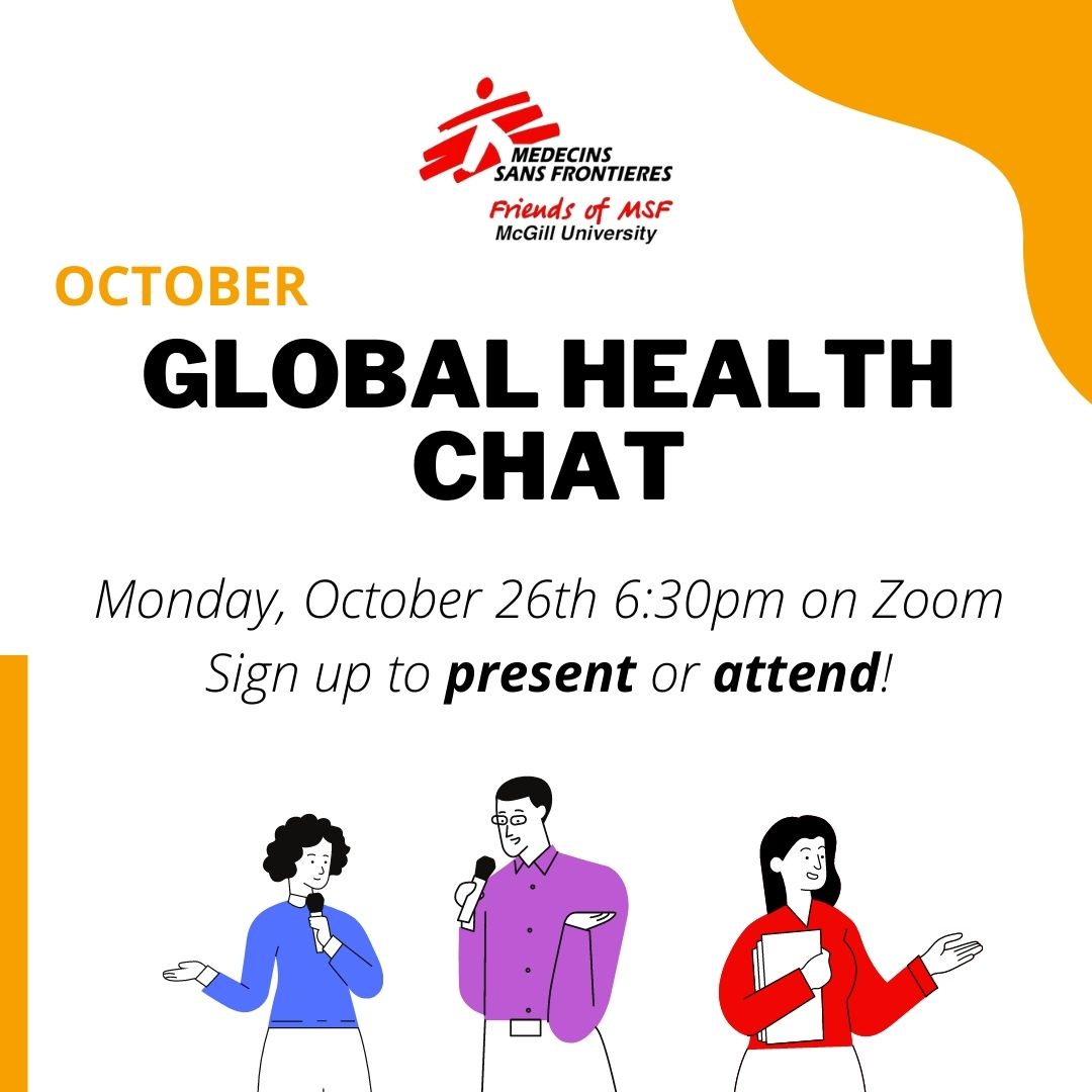 McGill Students’ Friends of MSF Global Health Chat