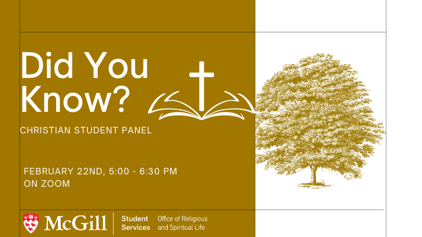 Did You Know?: Christian Student Panel