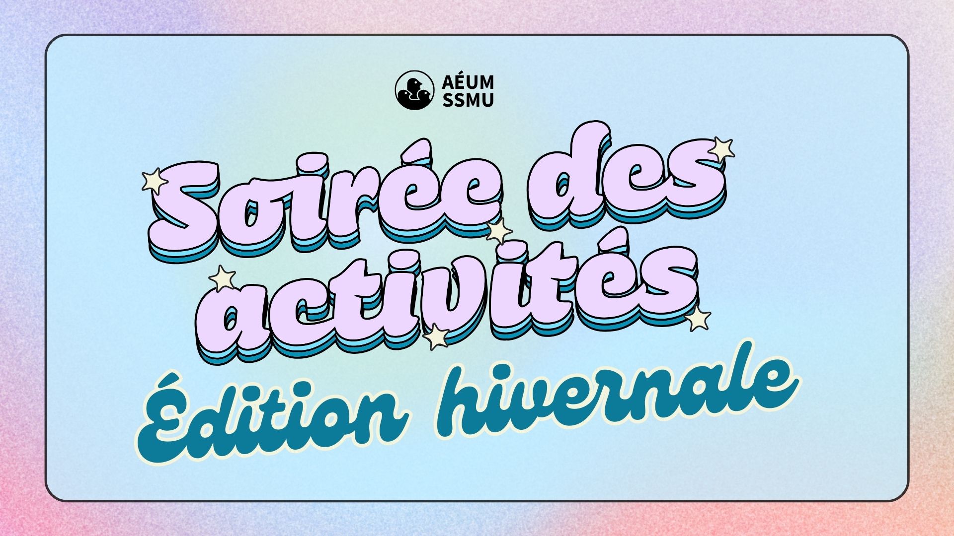 Soirée des activités – Édition hivernale 2026