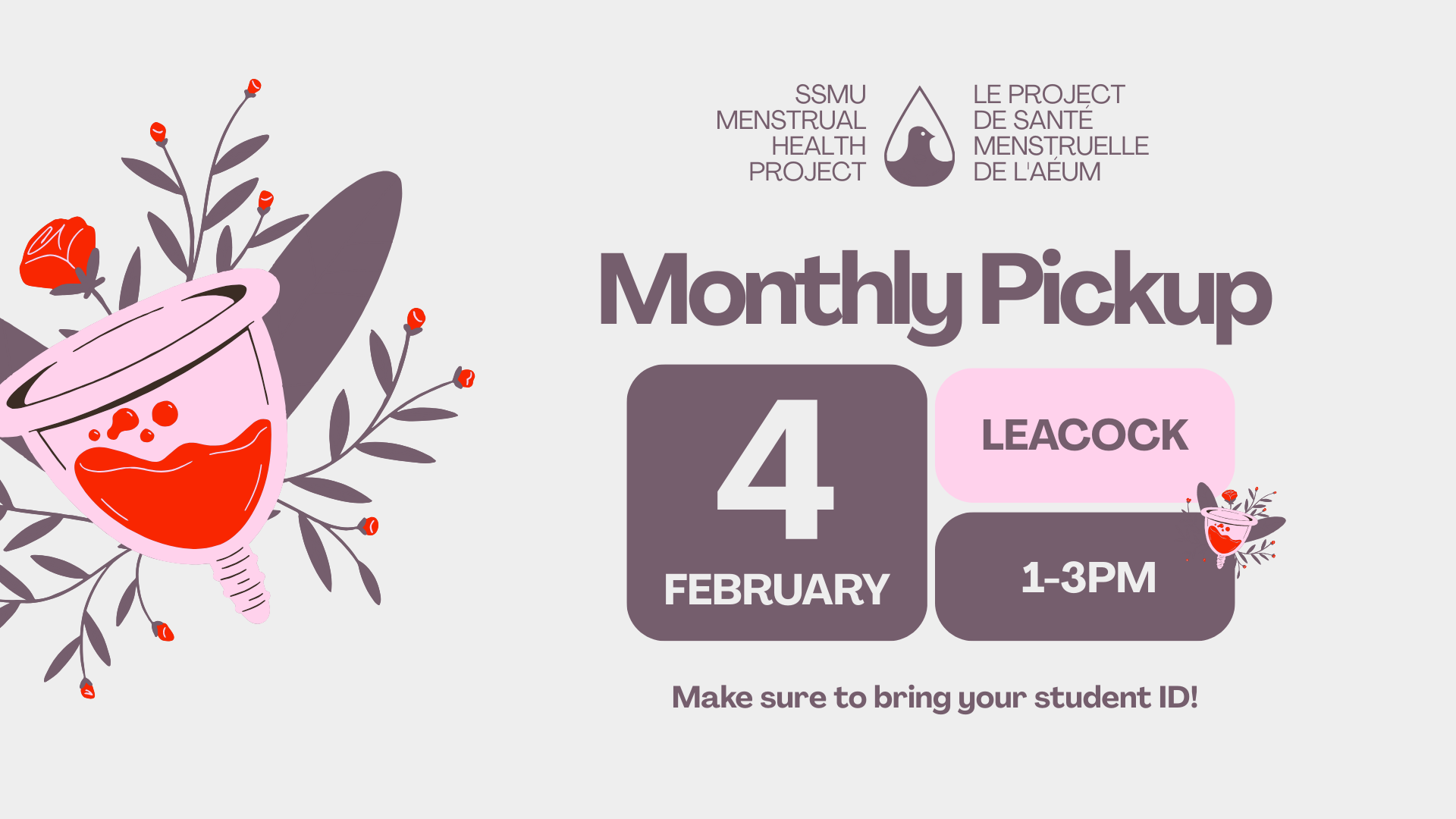 Menstrual Health Project Monthly Pick-up