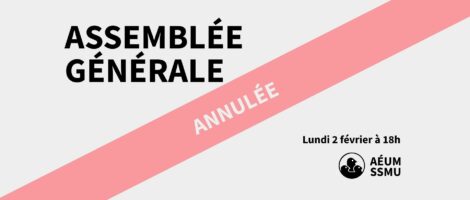 Assemblée générale – annulée