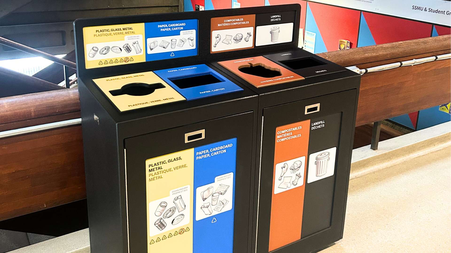 Les nouveaux bacs de compostage du Centre universitaire