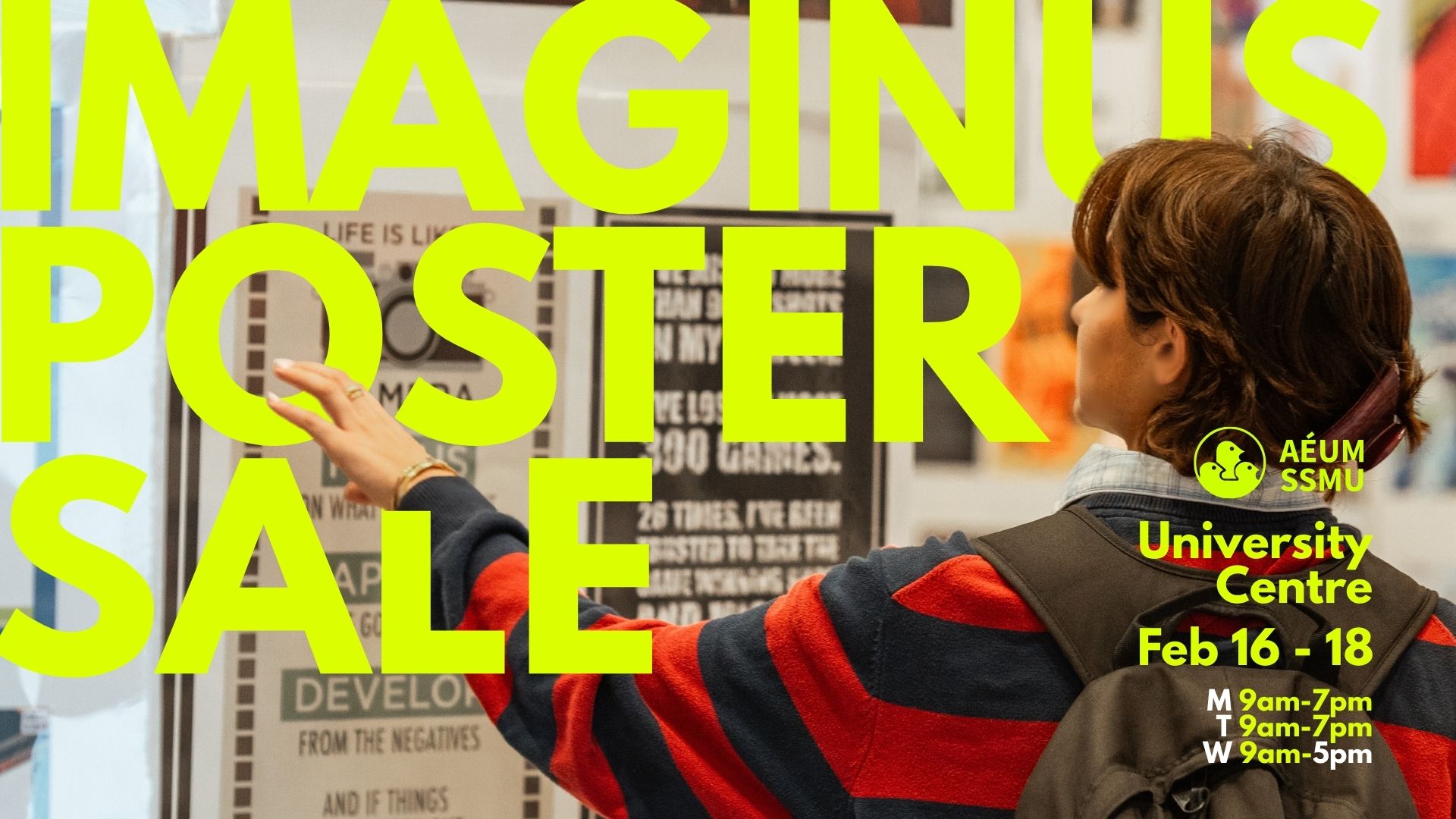 IMAGINUS POSTER SALE  IS BACK THIS WINTER!